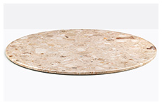 piano agglomerato di marmo Ø90cm - 90x90cm