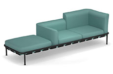 dock sofa 2 seaters + ottoman