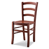 paesana chair wooden seat walnut