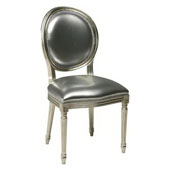luigi xvi-trianon s200 chair silver leaf