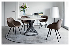 vortex table - igloo chair