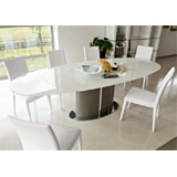 Tavolo Odyssey vetro extrabianco