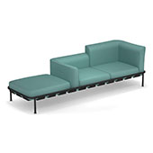 Divano Dock 2 posti + pouf divano dock 2 posti + pouf