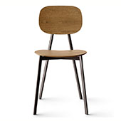 tata chair wood veneer