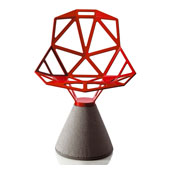 sedia chair one sd 454 base cemento - girevole
