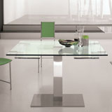 Tavolo Elvis Drive 80x120/180 cristallo
