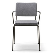 caffe armchair stackable 