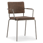 caffe armchair stackable