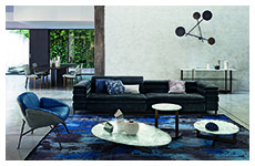 mayfair sofa-juno armchair-douglas side tables-dounglas consolle-iride lamp-epsilon table-venus chair
