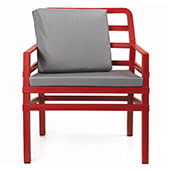 aria armchair with cushions