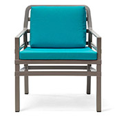 aria armchair with cushions