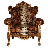 marilyn armchair gold leaf