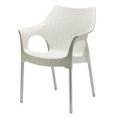 olimpia armchair stackable