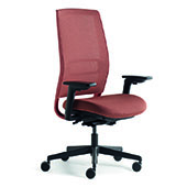 open armchair colorful