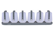 set of 6 balad 3600 lamps h.12 cm with 3643 charging pack