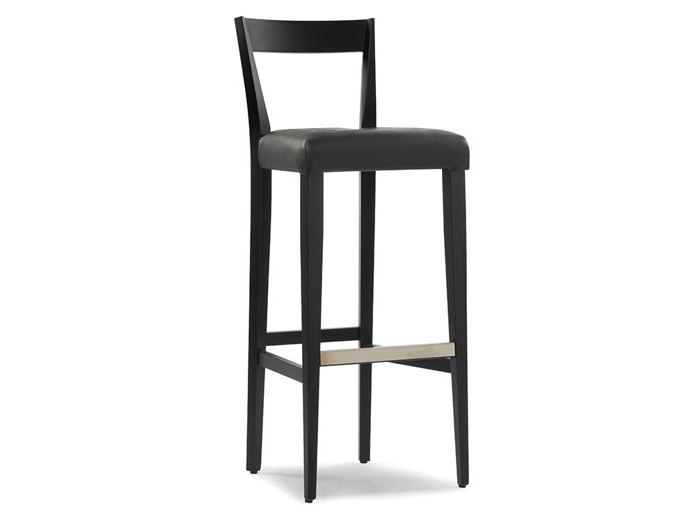 Sgabello Livio sedile imbottito