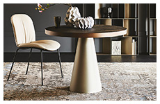 saturno keramik bistrot table