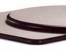 piano laminato b.do pvc sp.27 Ø 80 - 80x80 cm